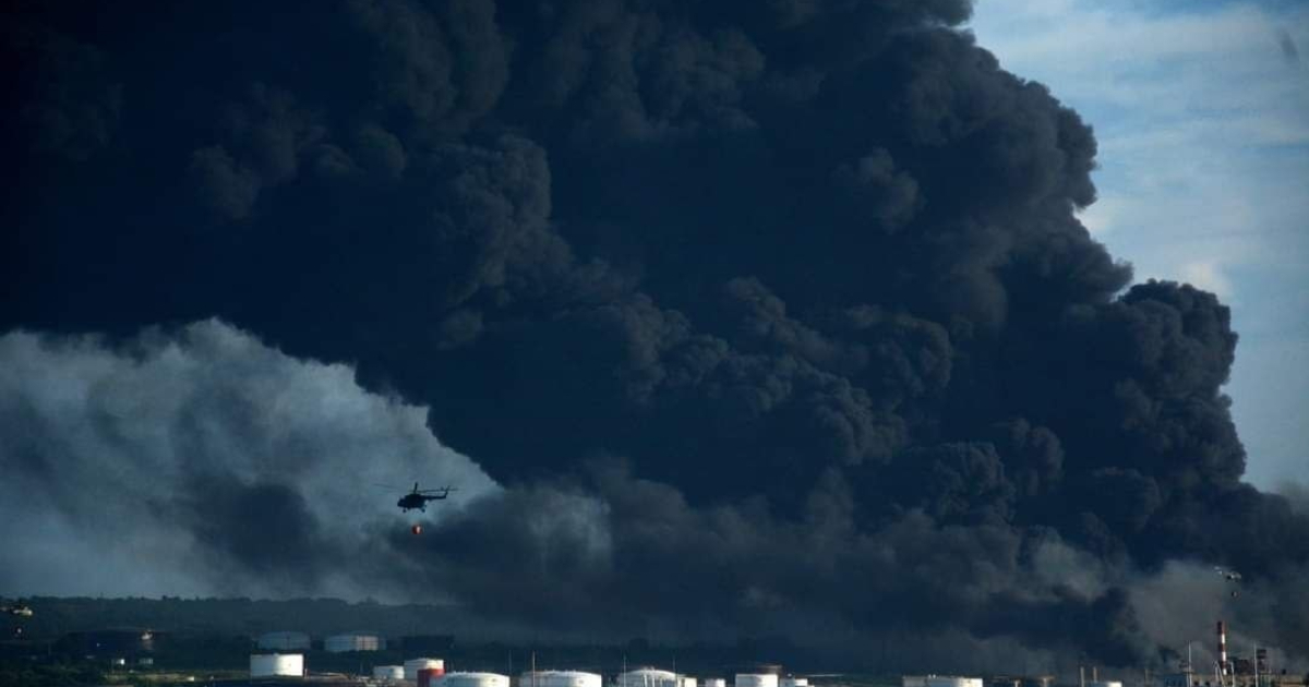 Incendio en Base de Supertanqueros de Matanzas © Cubadebate/ Ricardo López Hevia