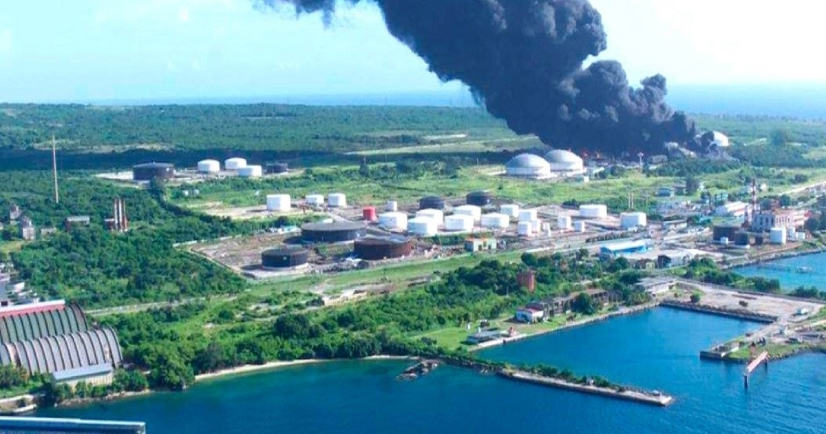 Incendio en Base de Supertanqueros de Matanzas © Cubadebate