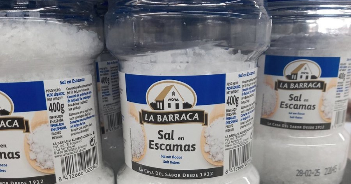 Pomos de sal de la marca española La Barraca © El Revoltoso / Twitter