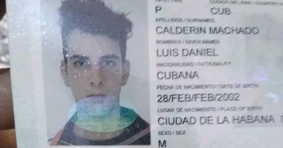 Luis Daniel Calderín Machado © Facebook / Cubanos en miami,fl