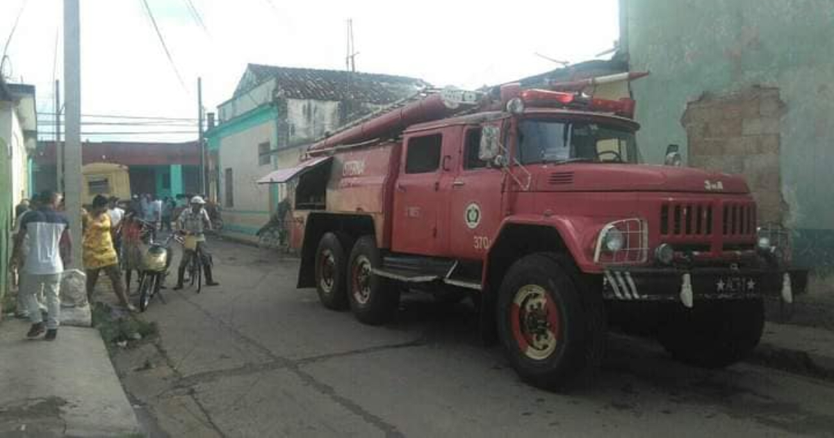 Camión de bomberos © Radio26 Emisora Matanzas Cuba / Facebook
