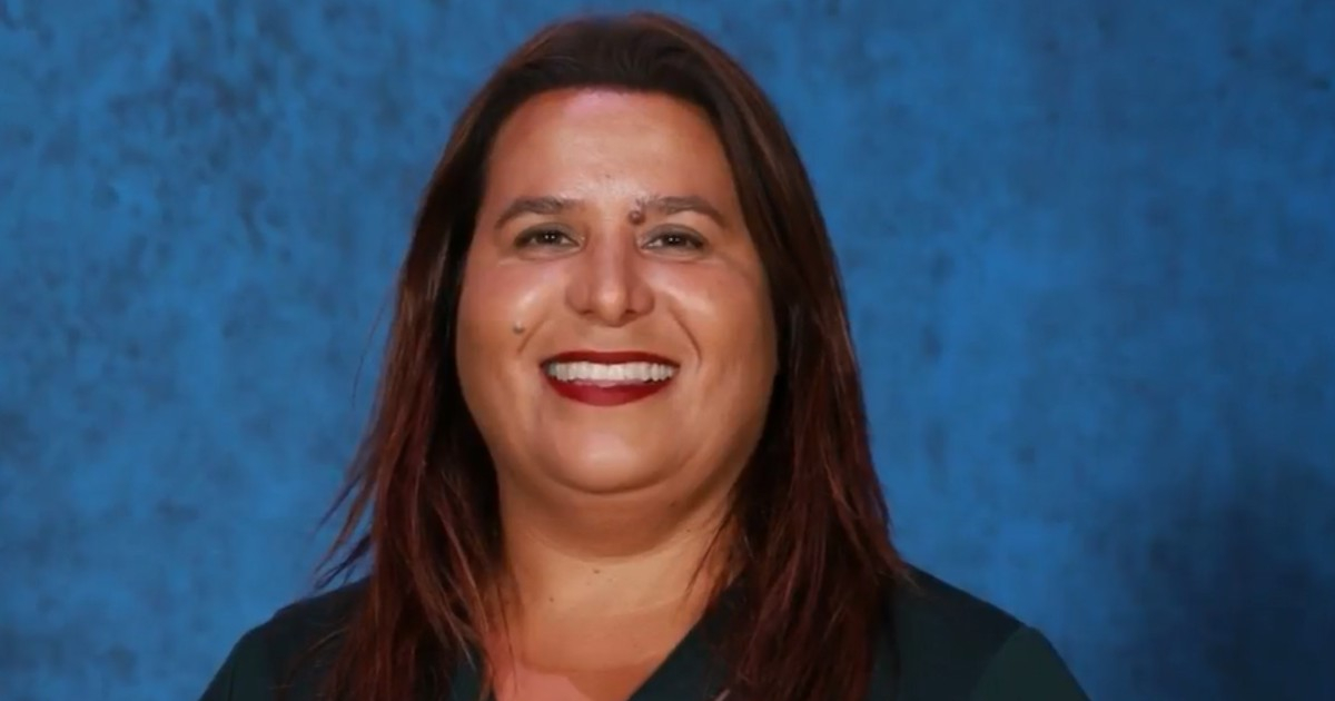 La maestra de Cutler Bay Middle School, Michelle Vargas © Captura de video / Telemundo 44
