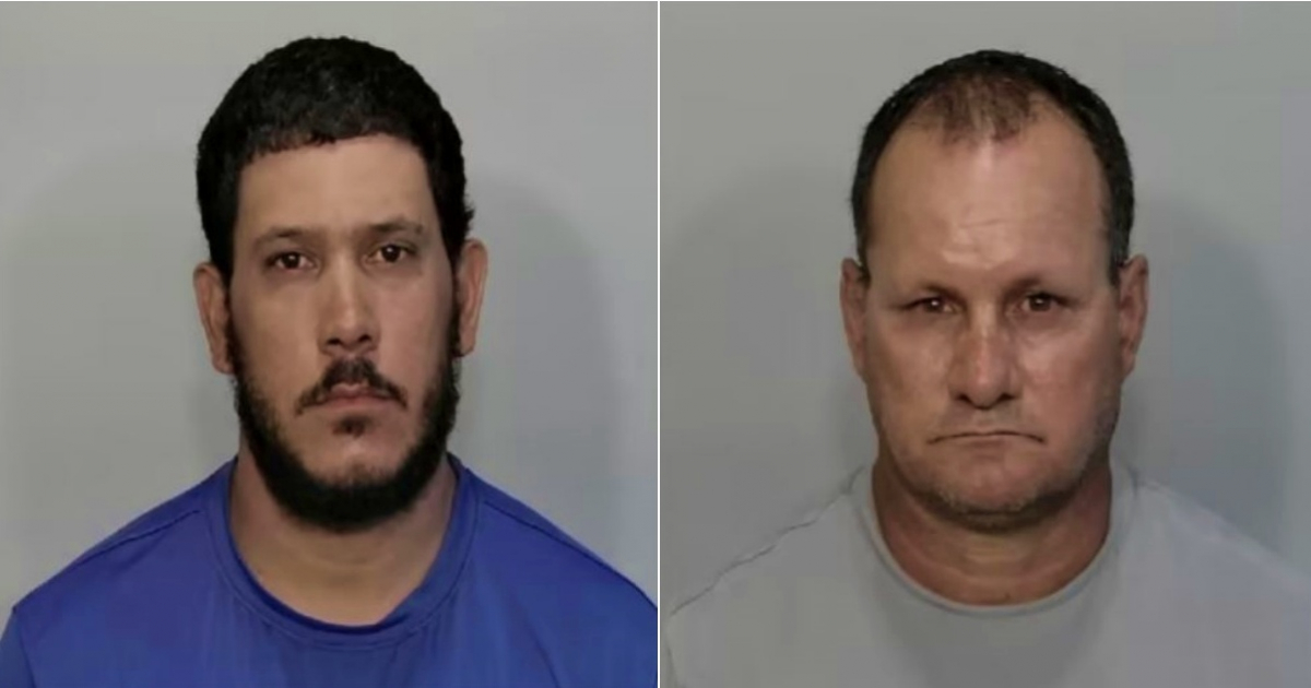 De izquierda a derecha: Víctor Manuel Ríos y Jorge Luis Fernandez Rodriguez, 53. (Monroe County Sheriff's Office) © Monroe County Sheriff's Office