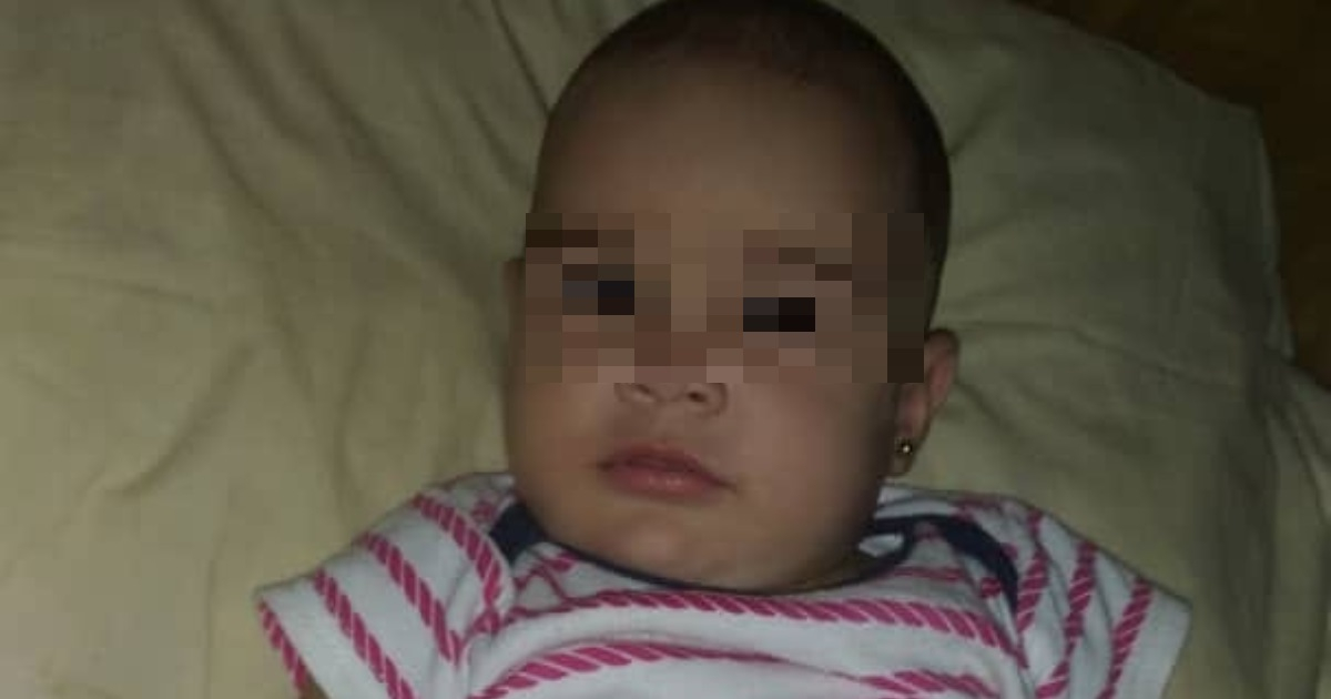 Kendall Natasha Blanco Estrada, bebé de siete meses fallecida en Santa Clara © Facebook / Yankiel Blanco 