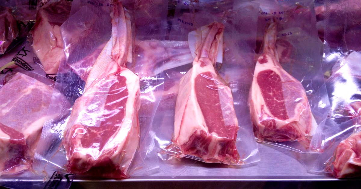 Carne envasada al vacío © Wikimedia Commons