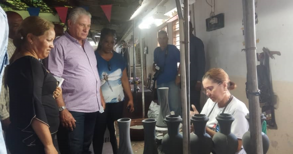 Mandatario cubano Miguel Díaz-Canel Bermúdez en Isla de la Juventud. © Presidencia de Cuba