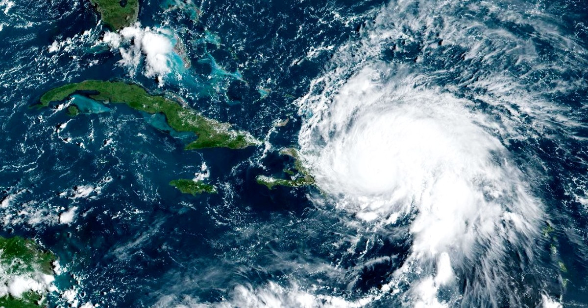 Huracán Fiona se adentra en República Dominicana © NOAA