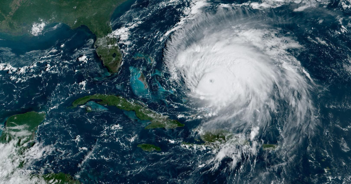 Huracán Fiona en imagen de satélite © NOAA