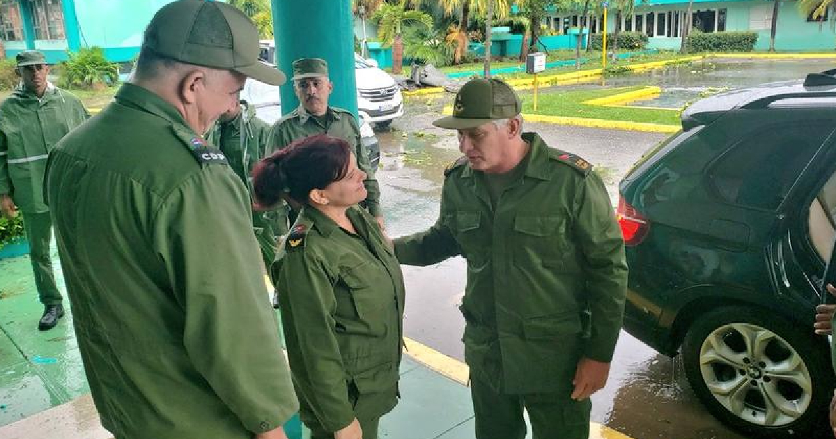 Díaz-Canel llega a Pinar del Río © Twitter Presidencia Cuba