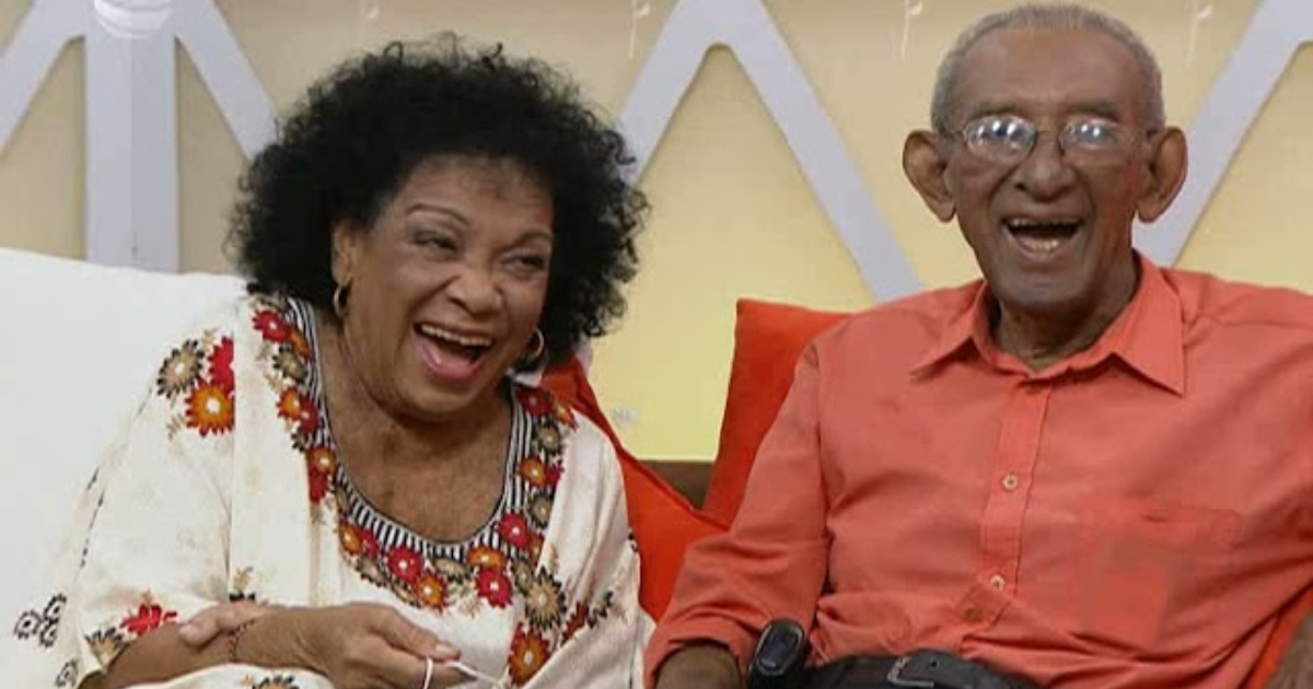 Aurora Basnuevo y Mario Limonta en la televisión cubana © Cubavisión