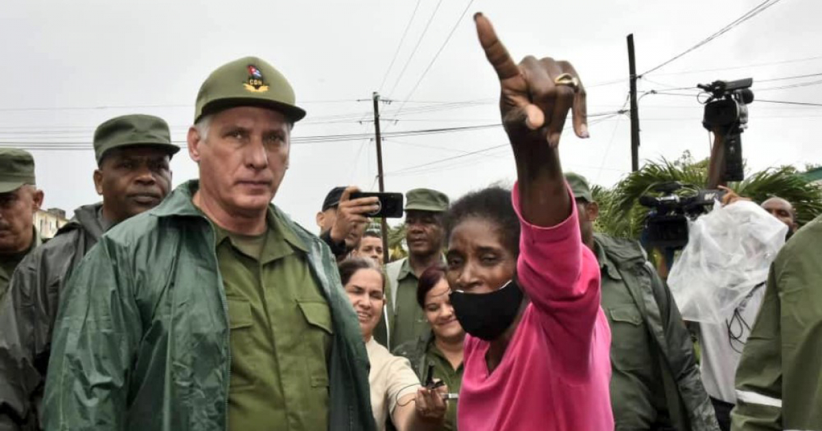 Díaz-Canel durante su visita a Pinar del Río © Twitter / Presidencia Cuba