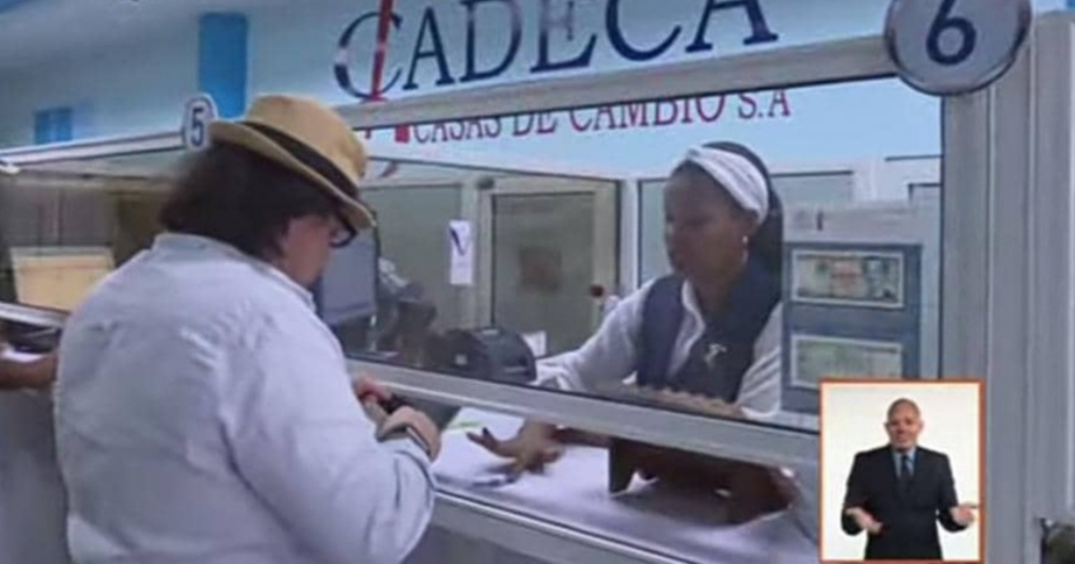 Casa de Cambio en Cuba © Captura de video / TVC