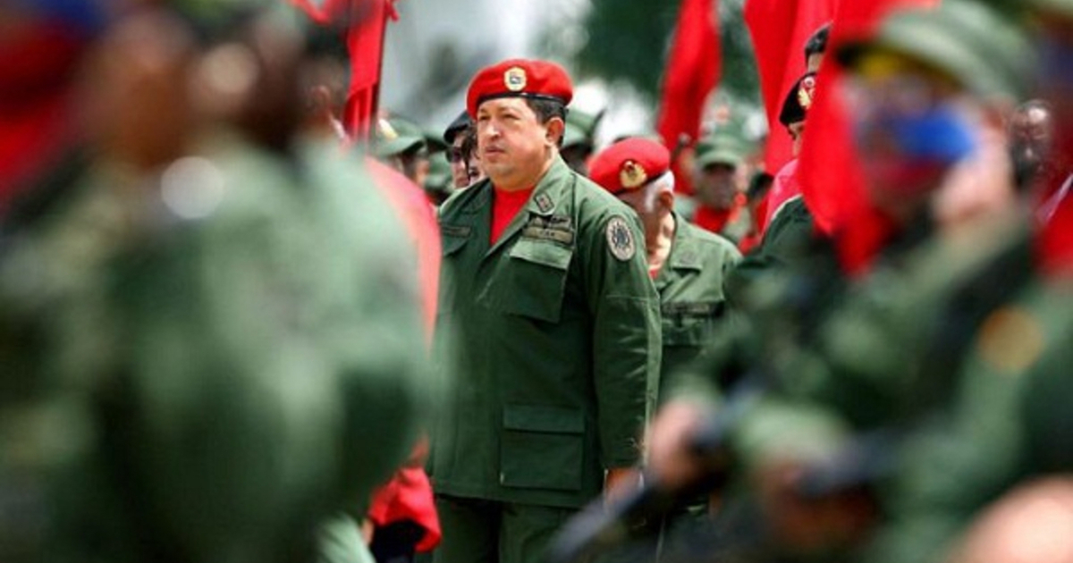 Hugo Chávez en Academia Militar venezolana © ACN