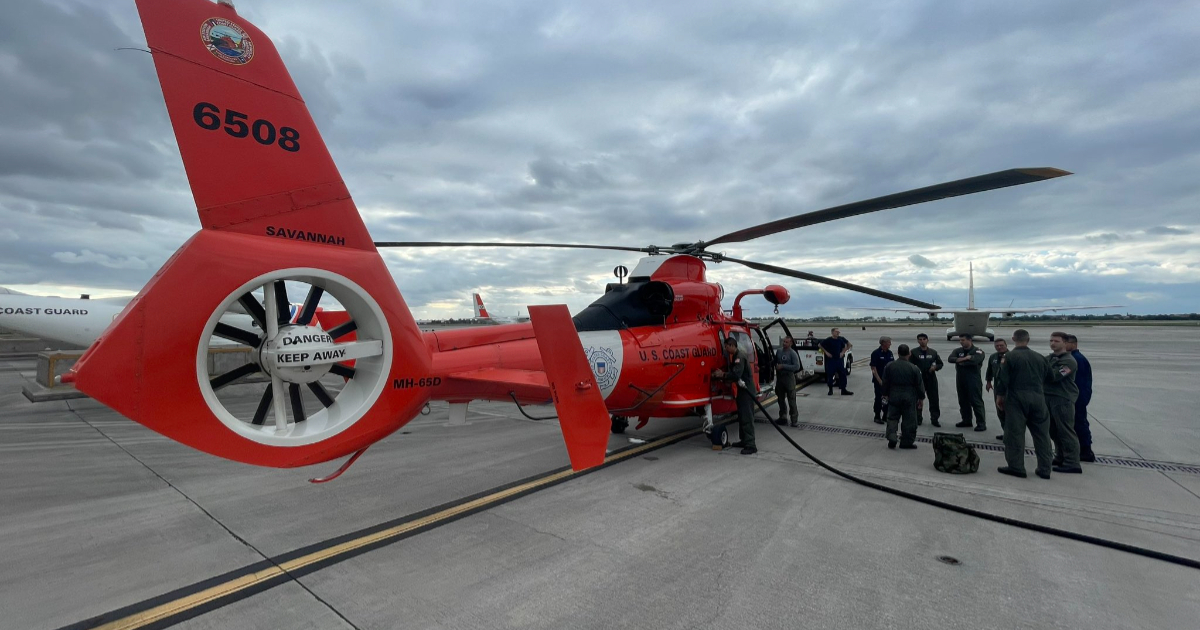 Helicóptero de la Guardia Costera (Imagen de referencia) © Twitter / USCGSoutheast 
