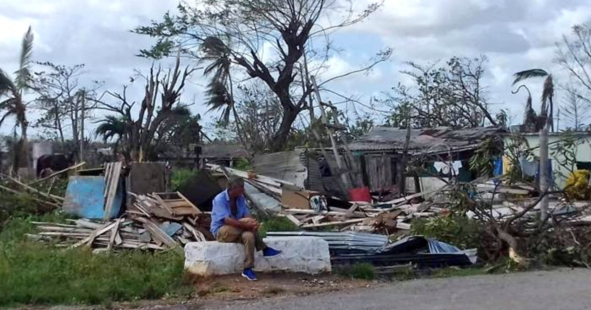 Casas destruidas por el huracán Ian © Twitter / Presidencia de Cuba