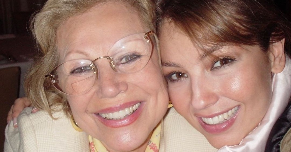 Thalia con su madre Yolanda Miranda © Instagram / Thalia