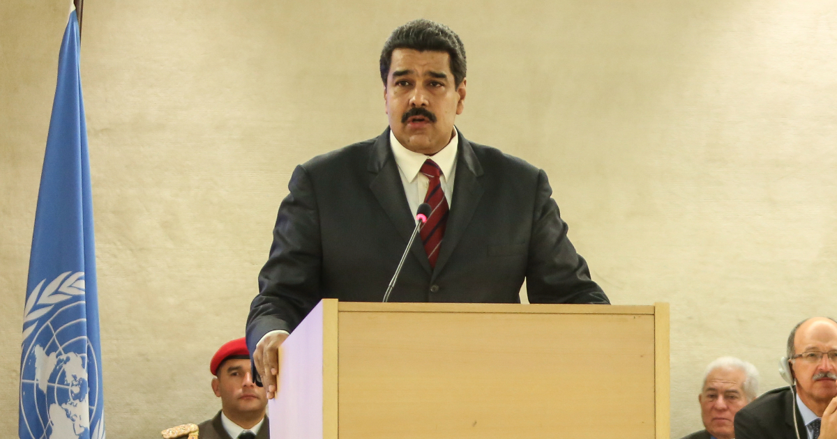Maduro en Reunión del Consejo de Derechos Humanos en 2015. © Flickr / UN Geneva