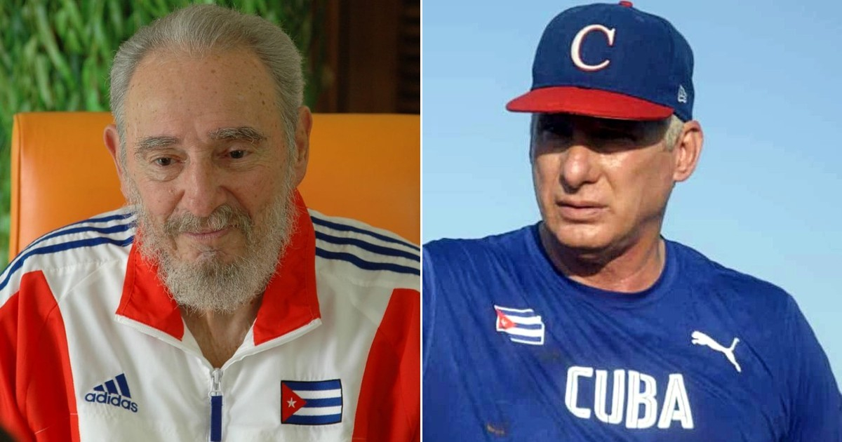 Fidel Castro y Miguel Díaz-Canel © Twitter / Miguel Díaz-Canel - Lis Cuesta