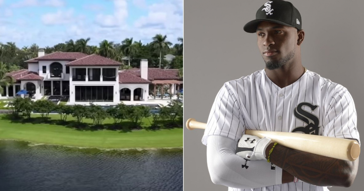 Luis Robert se compra mansión en Florida © YouTube / CNBC primer y Twitter / Chicago White Sox