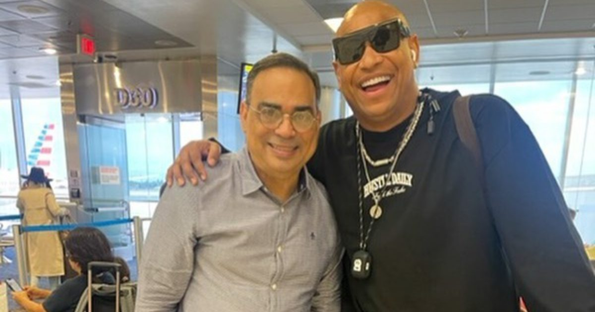 Gilberto Santa Rosa y Alexander Delgado © Instagram / Alexander Delgado