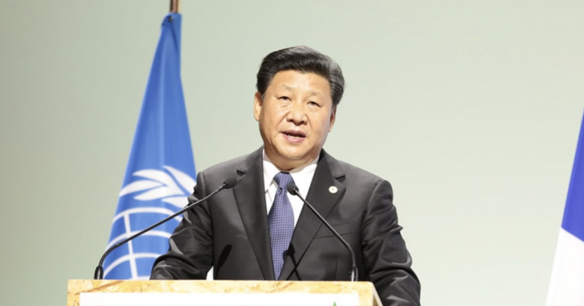 Xi Jinping © Flickr / UNclimatechange