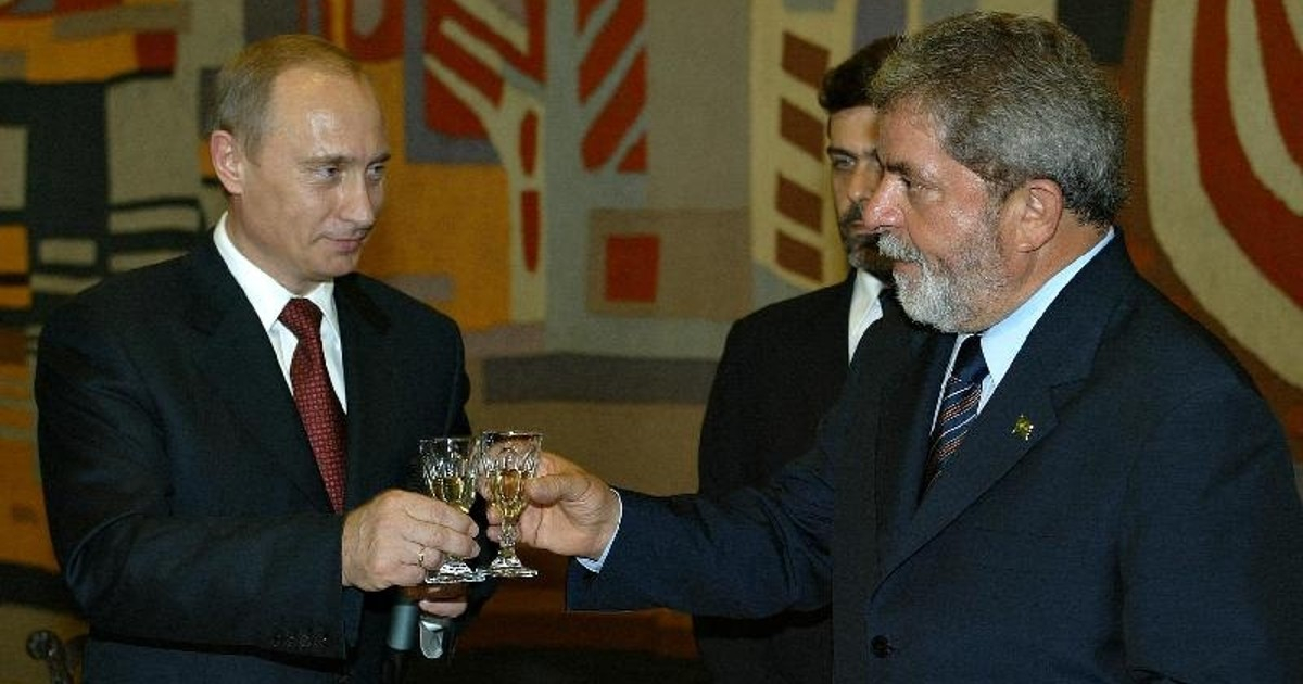 Vladimir Putin y Lula da Silva (imagen de archivo) © defesanet.com.br