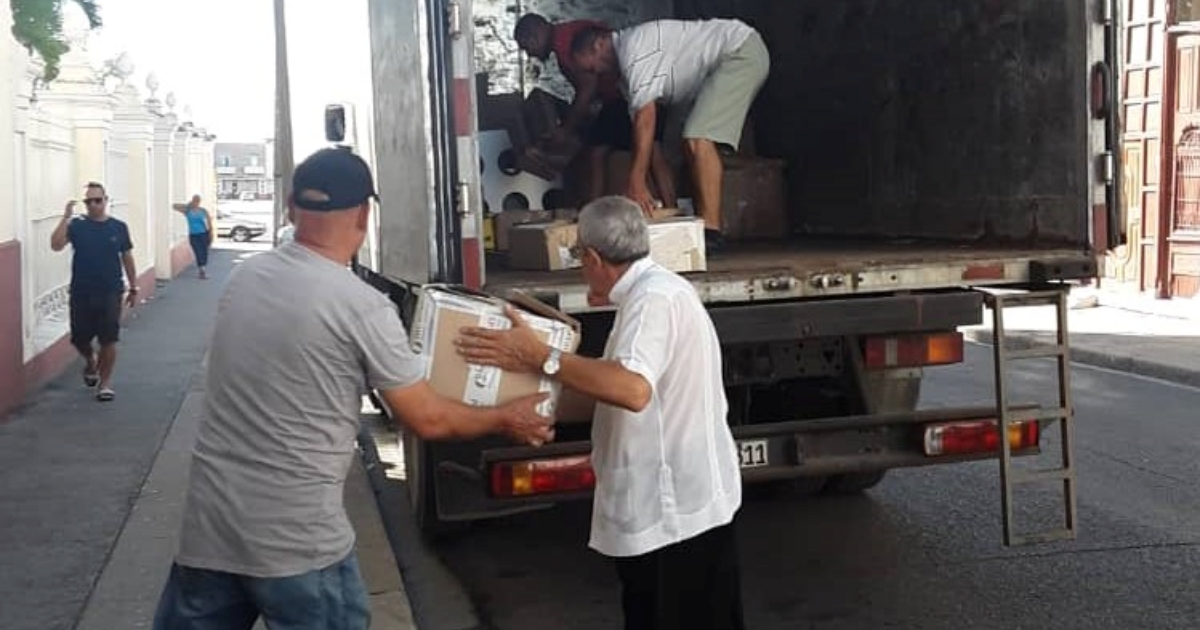 Ayuda enviada a Pinar del Río © Facebook / Cáritas Cienfuegos