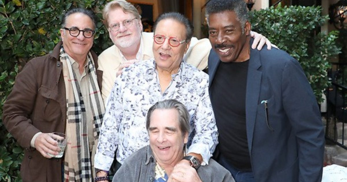 Arturo Sandoval junto a Andy García, Donald Petrie, Ernie Hudson y Beau Bridges © Facebook / Arturo Sandoval