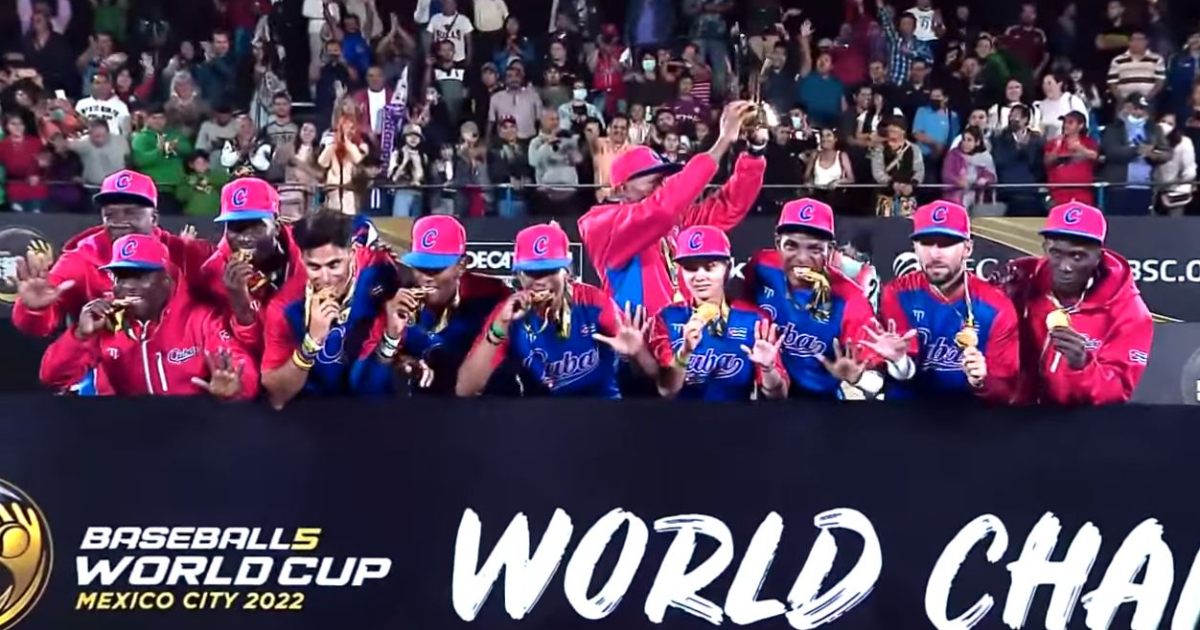 Cuba gana el primer Mundial de Baseball5. © YouTube / WBSC