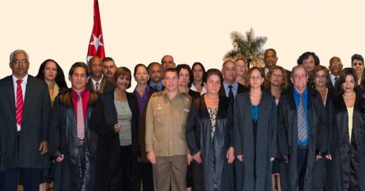 Jueces del tribunal Supremo Popular en Cuba © TSP