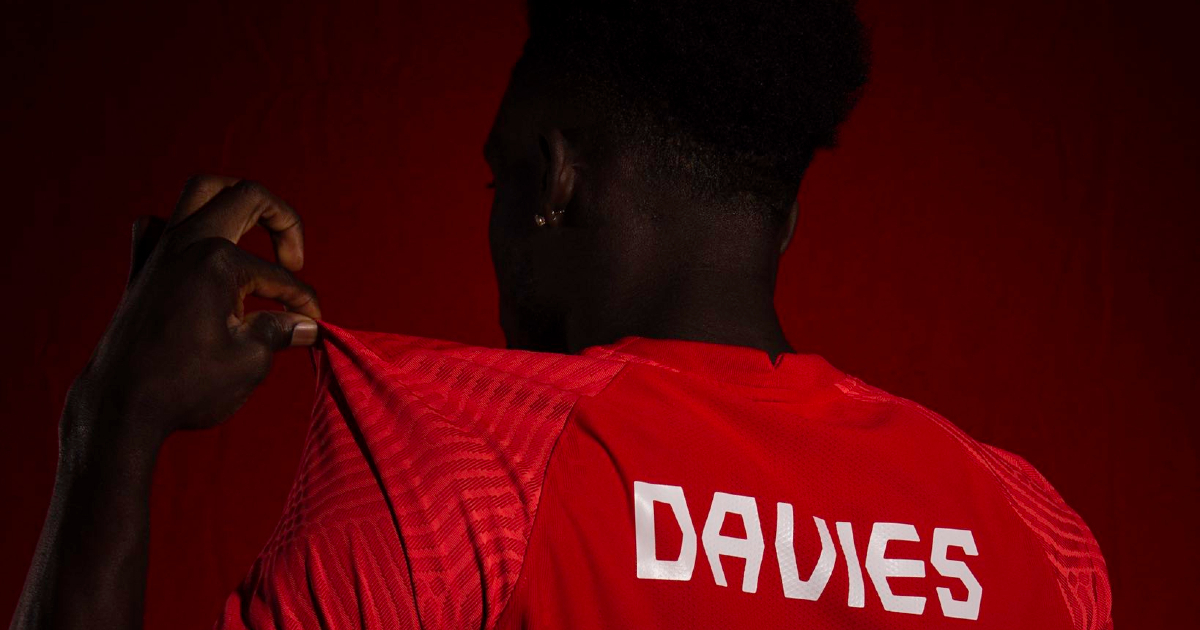 La estrella canadiense nació en Ghana © @AlphonsoDavies