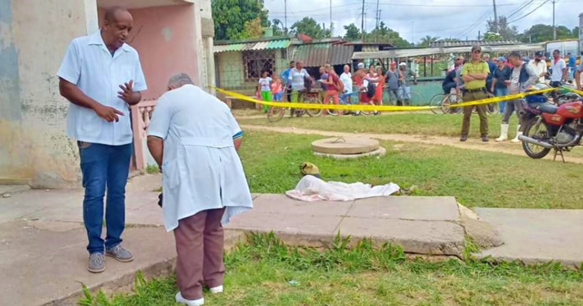 Lugar del municipio Colón, en Matanzas, donde un hombre se suicidó el viernes © Twitter/Televisión matancera