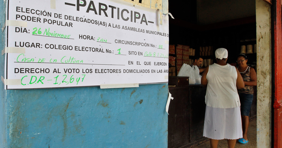 Colegio electoral cubano © RTVE