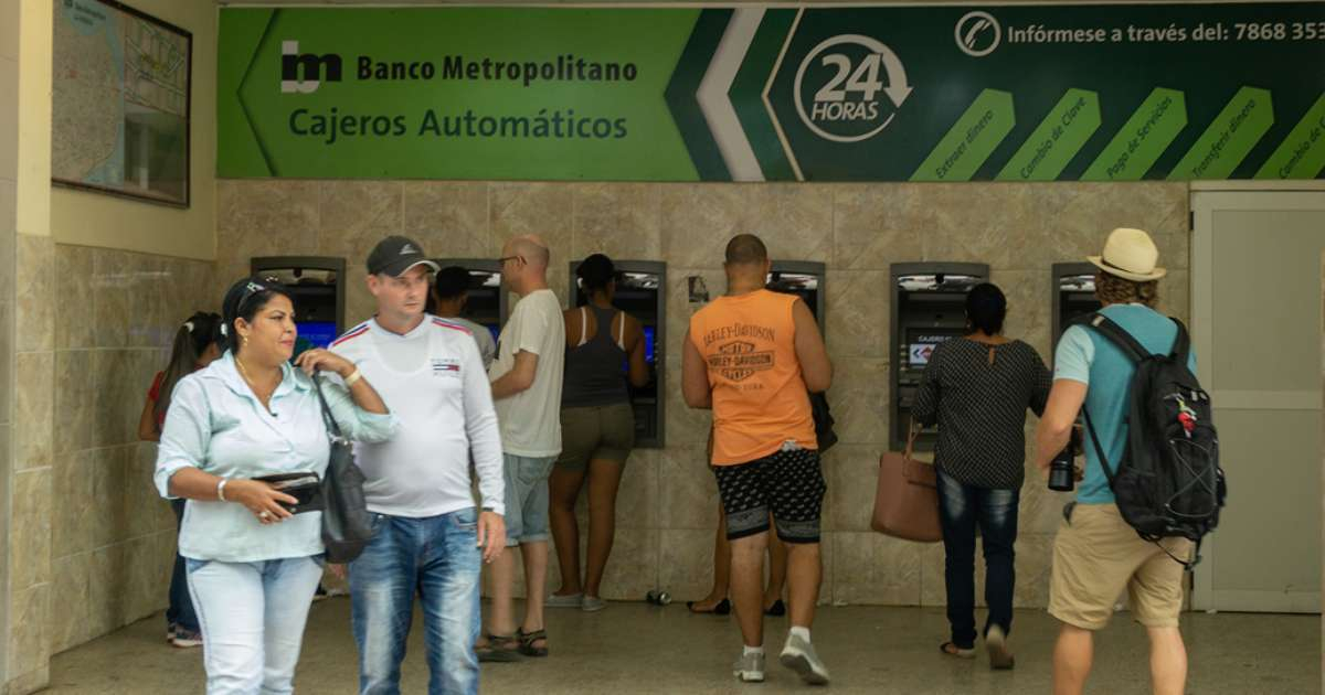 Cajeros automáticos del Banco Metropolitano (Imagen de referencia) © CiberCuba