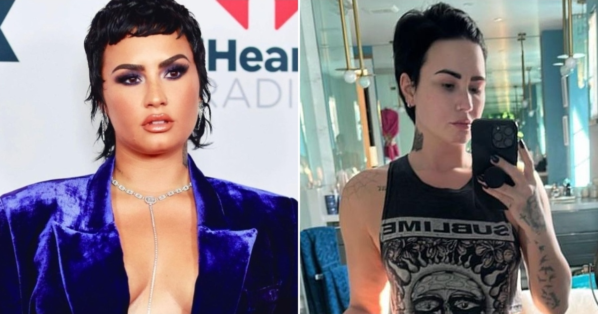 Demi Lovato, antes y ahora © Redes sociales de la artista