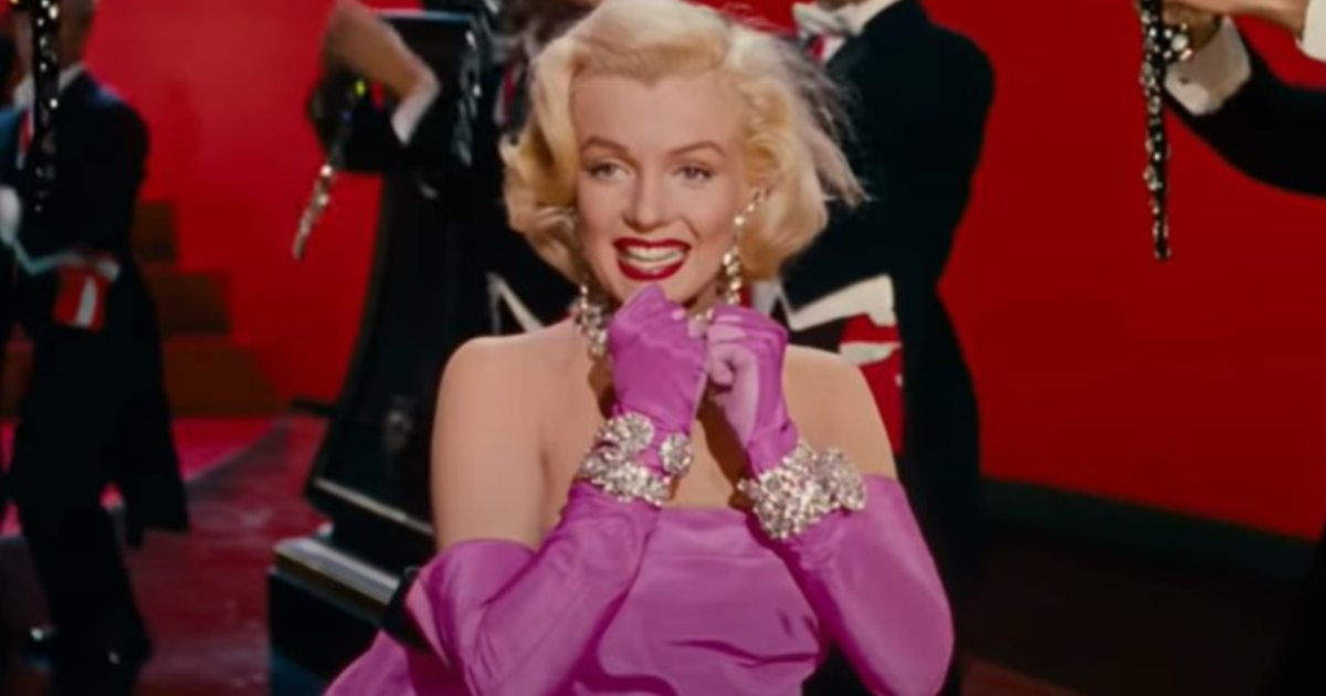 Marilyn Monroe en "Gentlemen Prefer Blondes" © YouTube / Network Film
