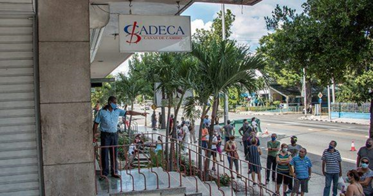 Casa de Cambio en La Habana © Banco Central de Cuba