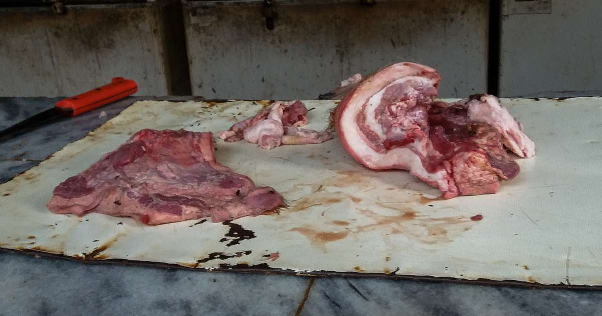 Carne de cerdo en Cuba (Imagen referencial) © CiberCuba