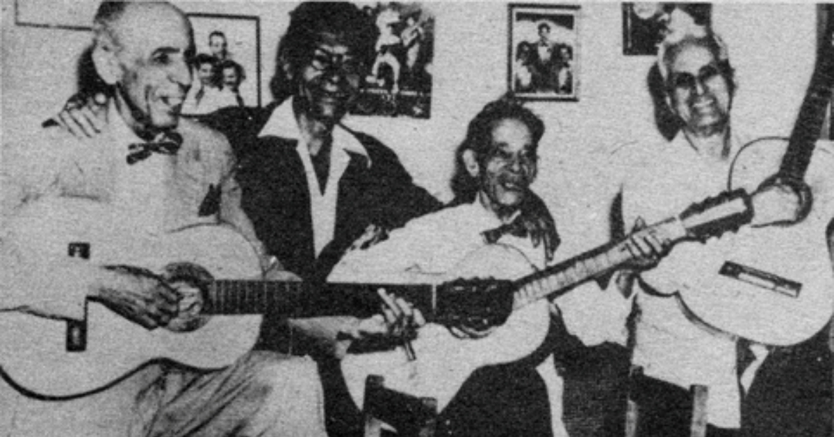 Trovadores cubanos Rosendo Ruiz, Manuel Corona, Sindo Garay, Alberto Villalón © Wikimedia Commons