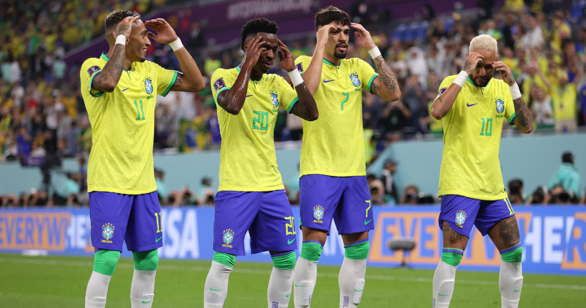 El Scratch brasileño liquidó a Corea del Sur © Twitter / @FIFAWorldCup