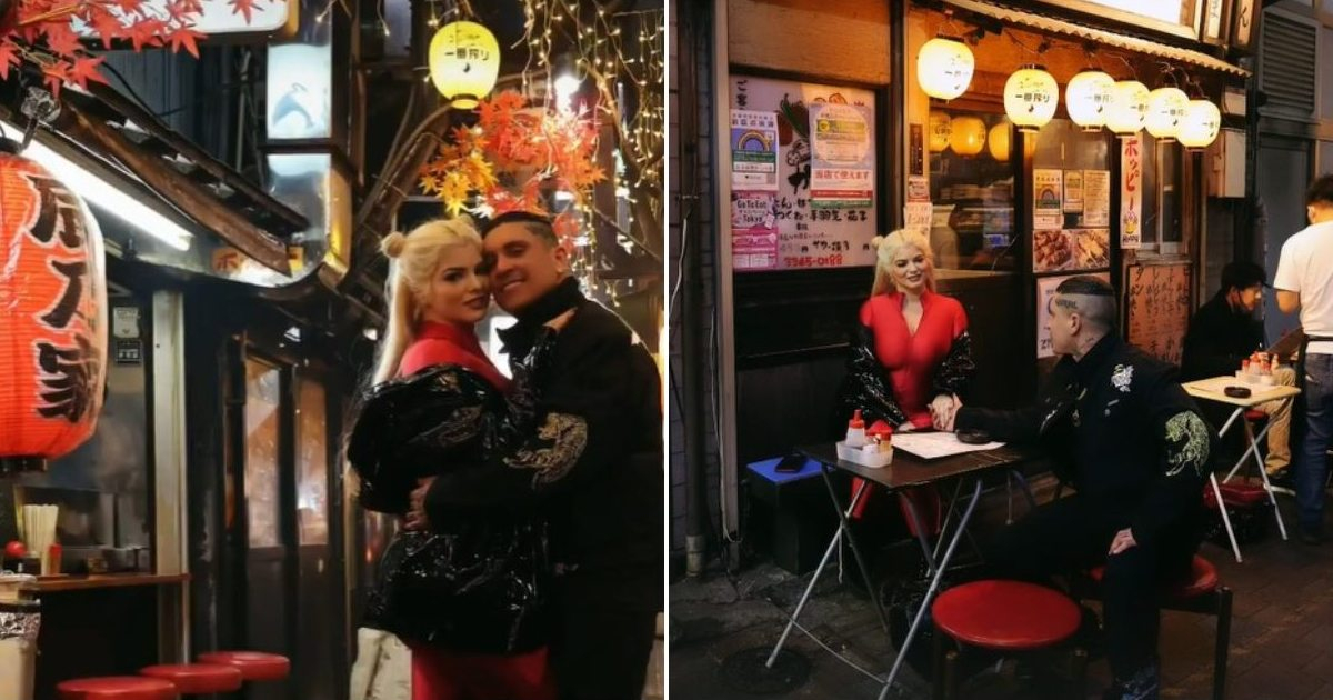 Osmani Garcia y Laura en Tokio © Instagram / Osmani García