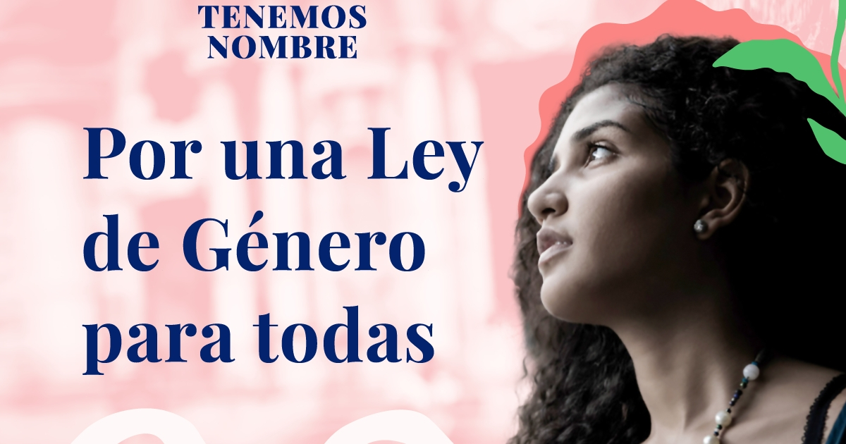 Cartel de la campaña © Red Femenina de Cuba