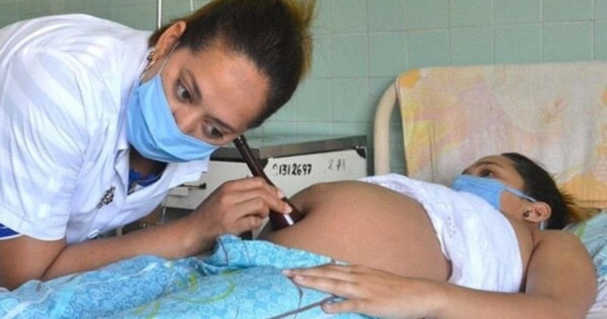 Embarazada en Cuba © José Ángel Portal Miranda / Facebook 
