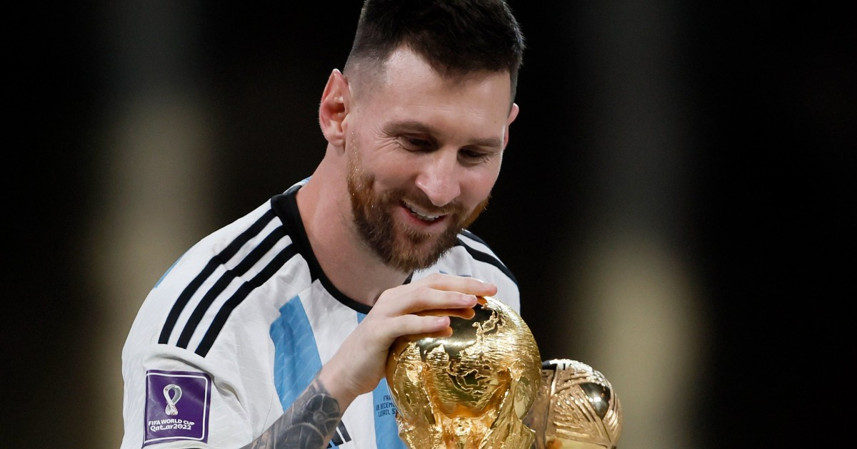Lionel Messi ante la Copa del Mundo © Twitter / @fifaworldcup_es
