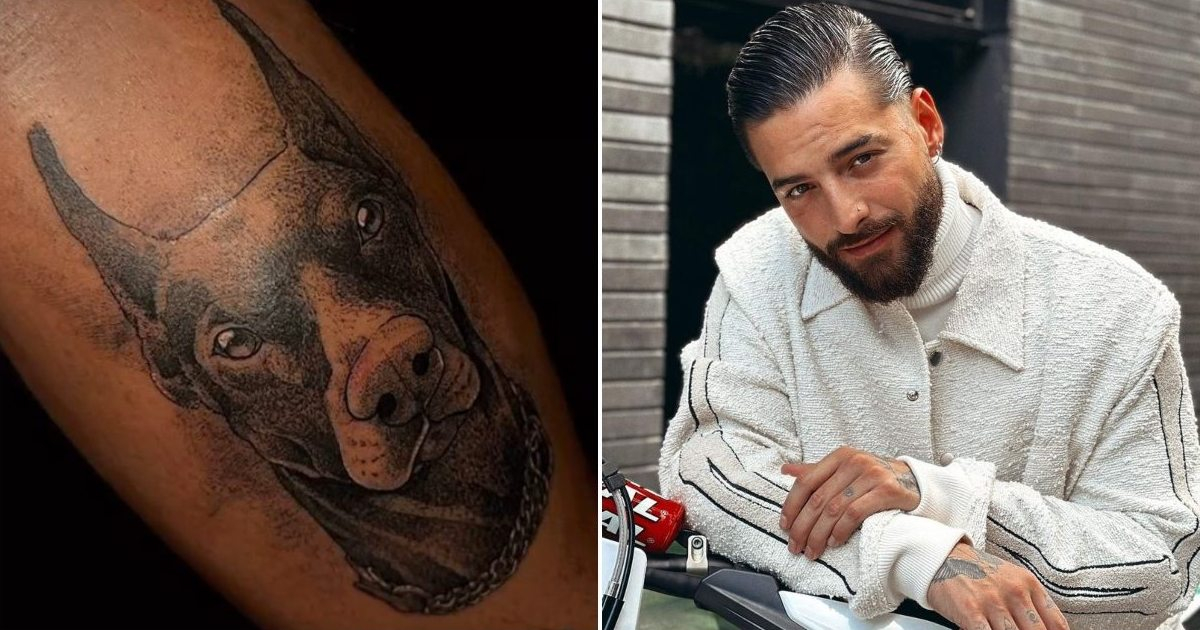 Maluma se tatúa a uno de sus perros © Instagram / Maluma