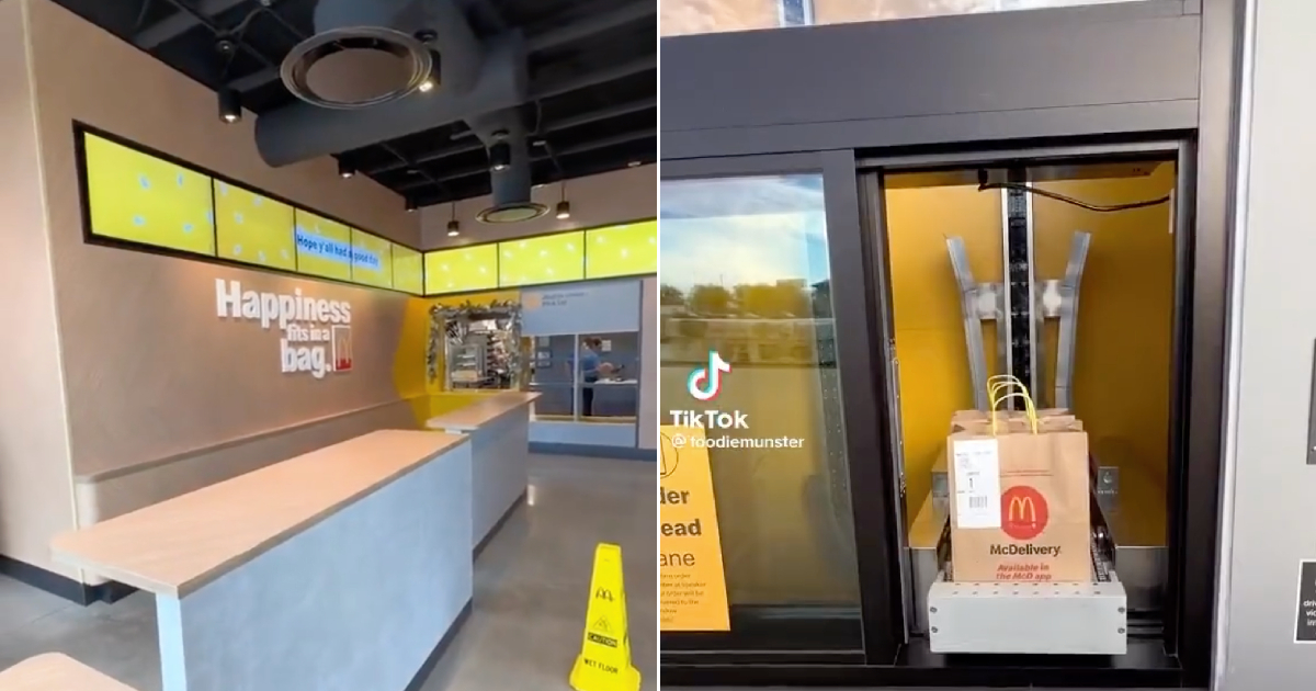 McDonald's con robots © Captura de video / Nina Turner