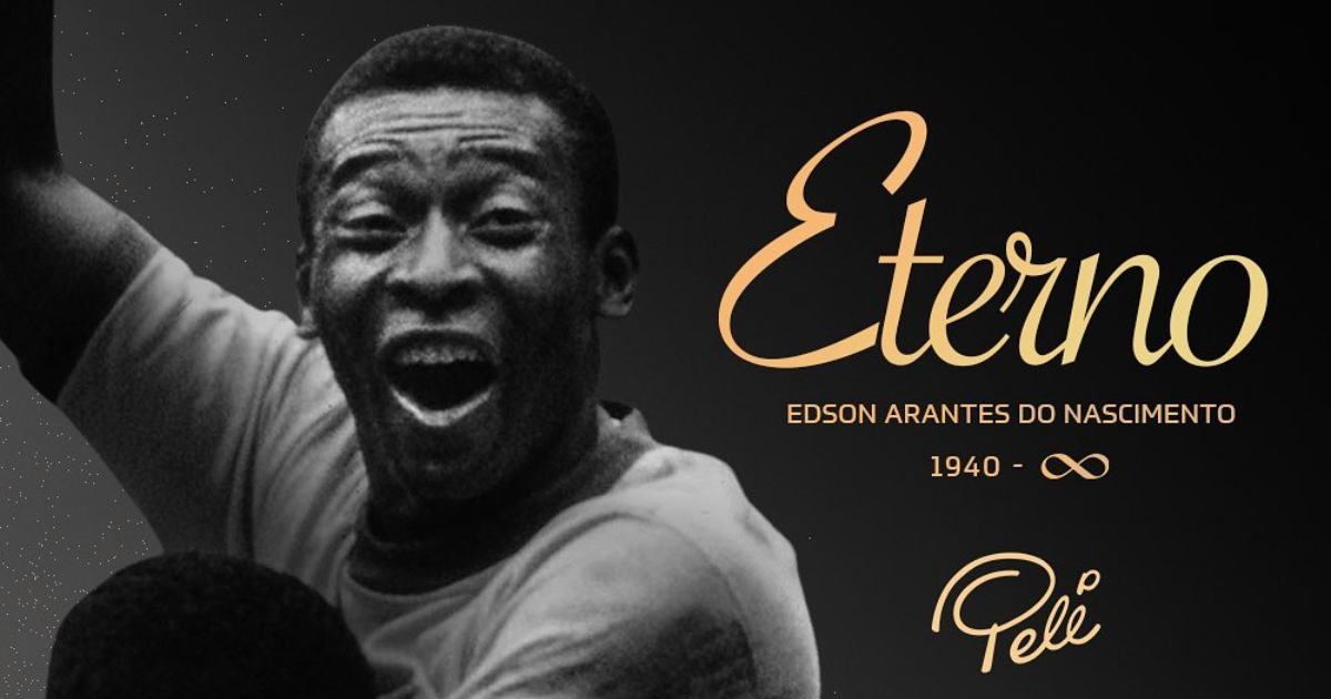 Cartel dedicado a Pelé © Instagram / cbf_futebol