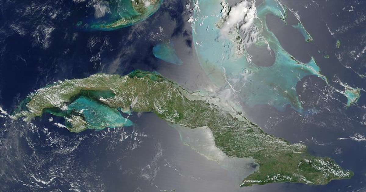 Cuba vista desde la órbita terrestre © Nasa