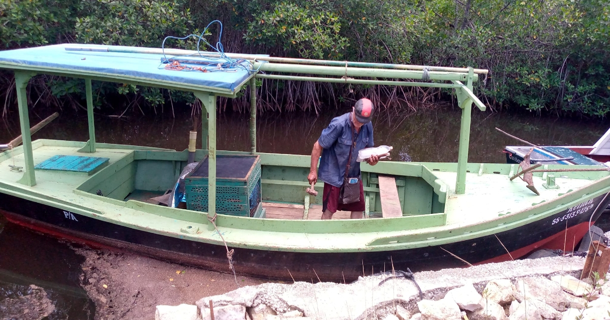 Barco Kelian, donde zarparon lso balseros cubanos © Facebook / Elianny Pérez