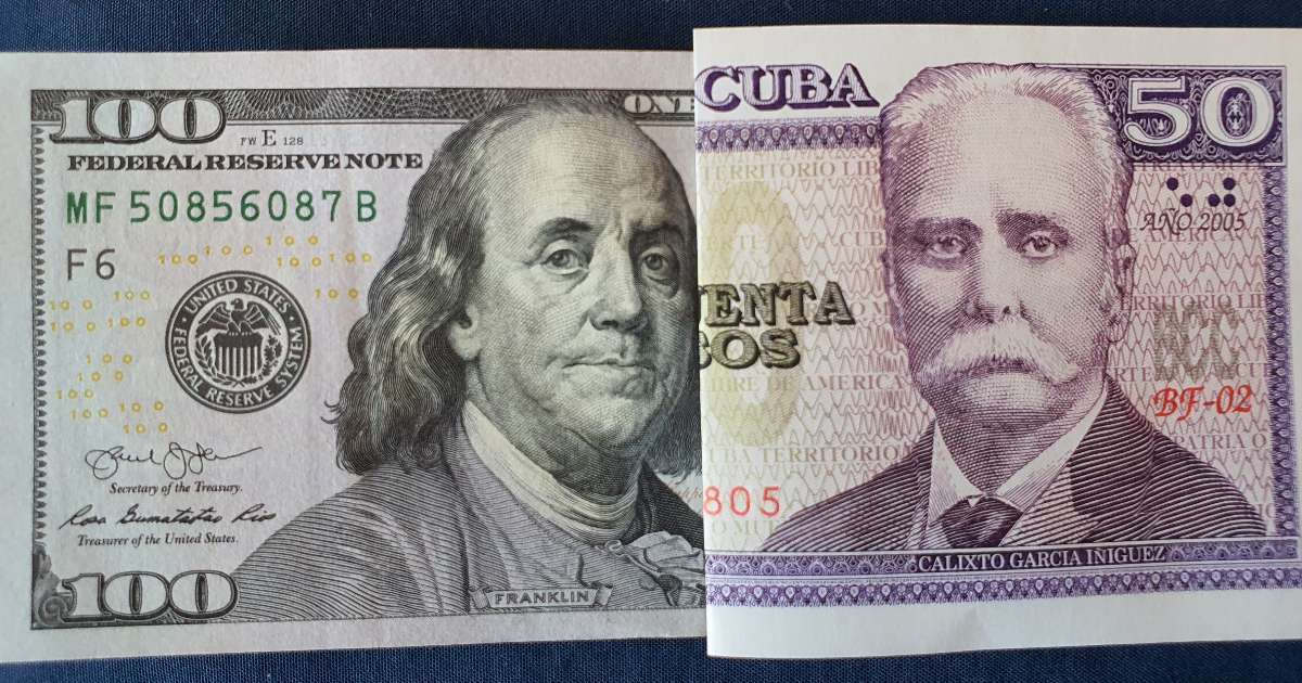 Cambio de divisas en mercado informal cubano © CiberCuba